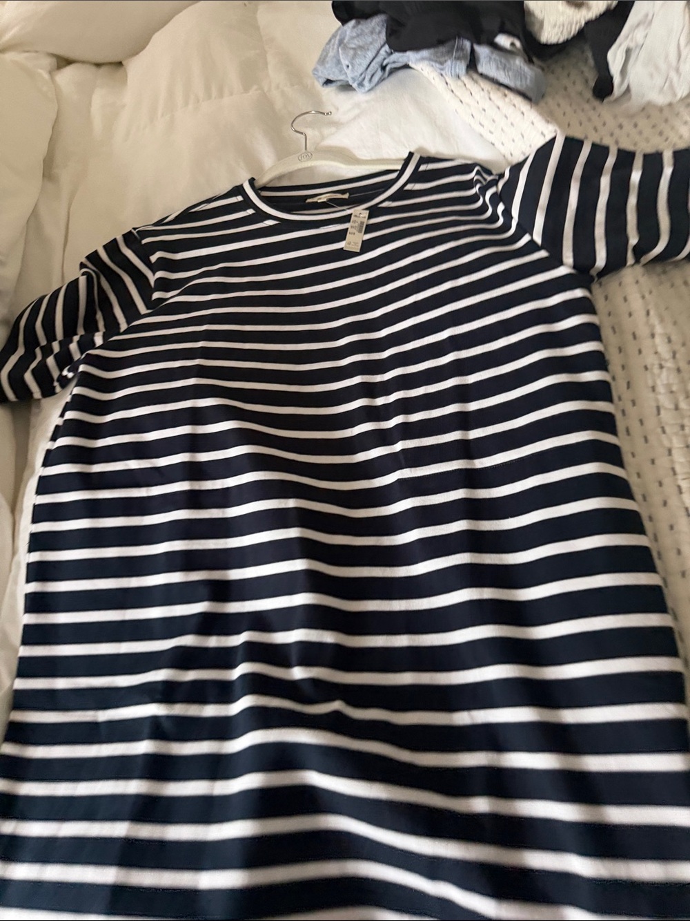 Madewell crewneck mini T shirt dress NWT